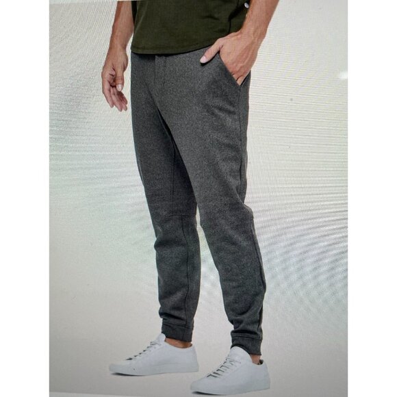 Lululemon Mens Large Heathered Gray Jogger Sweatpants - Picture 4 of 16